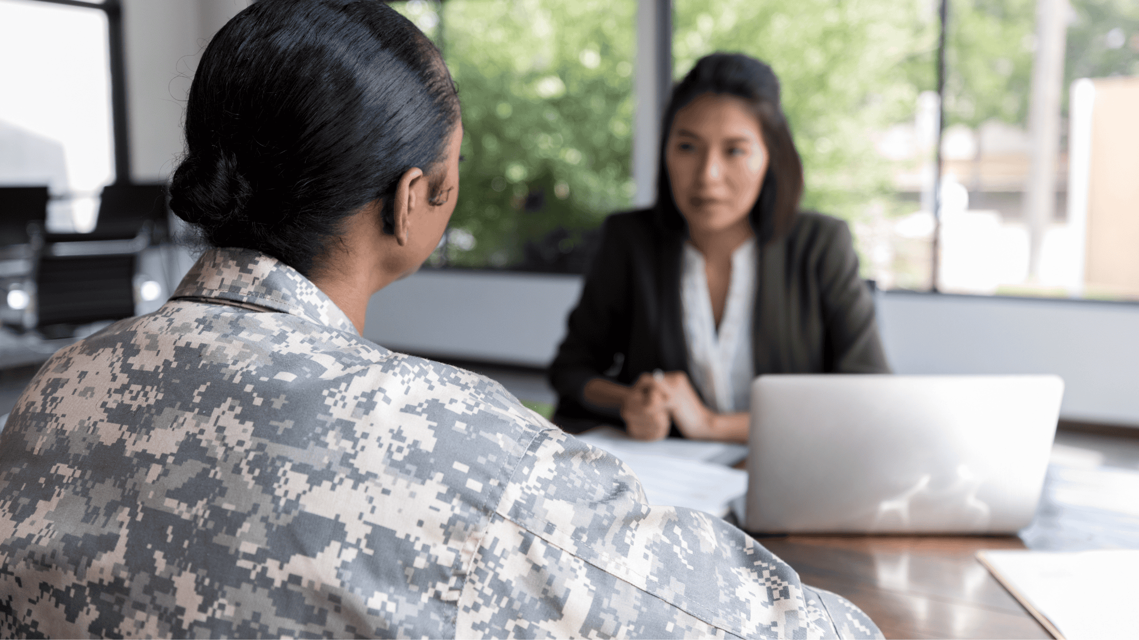 Military veteran discussing a lawsuit about a traumatic brain injury.