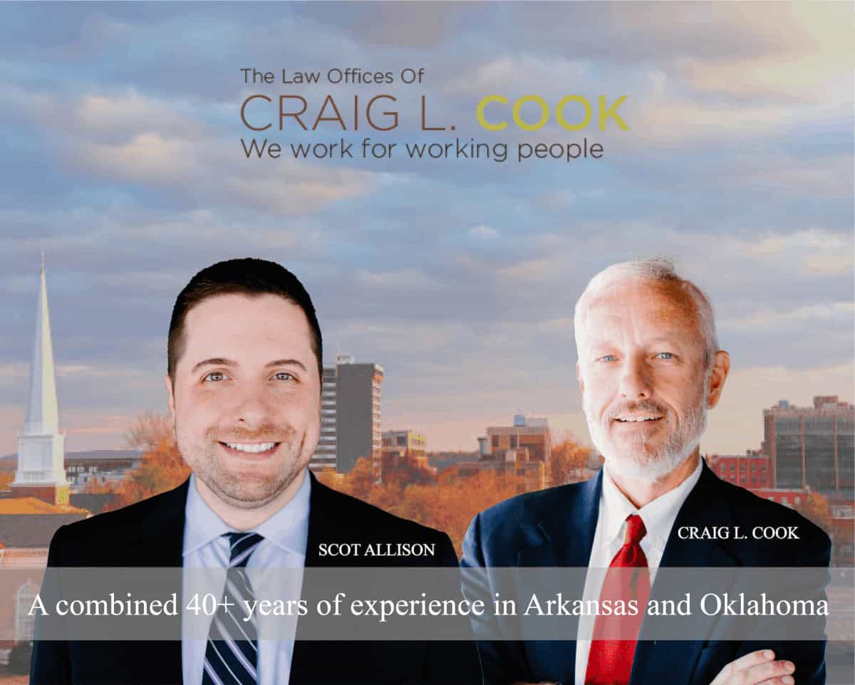 Scott Allison and Craig Cook have 40 years of experience in Arkansas and Oklahoma.